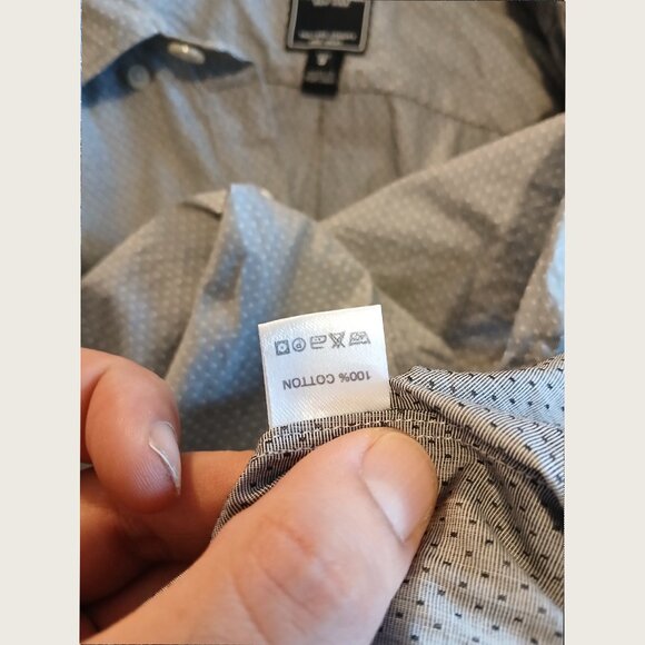 TODD SNYDER - Grey classic front pocket shirt - Sz S - Picture 9 of 10